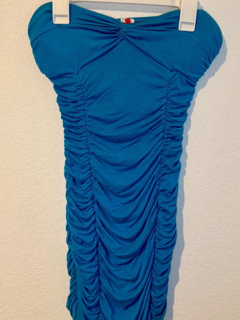 Vintage Y2K Misope Teal Mini Dress/Long Tube Shirt